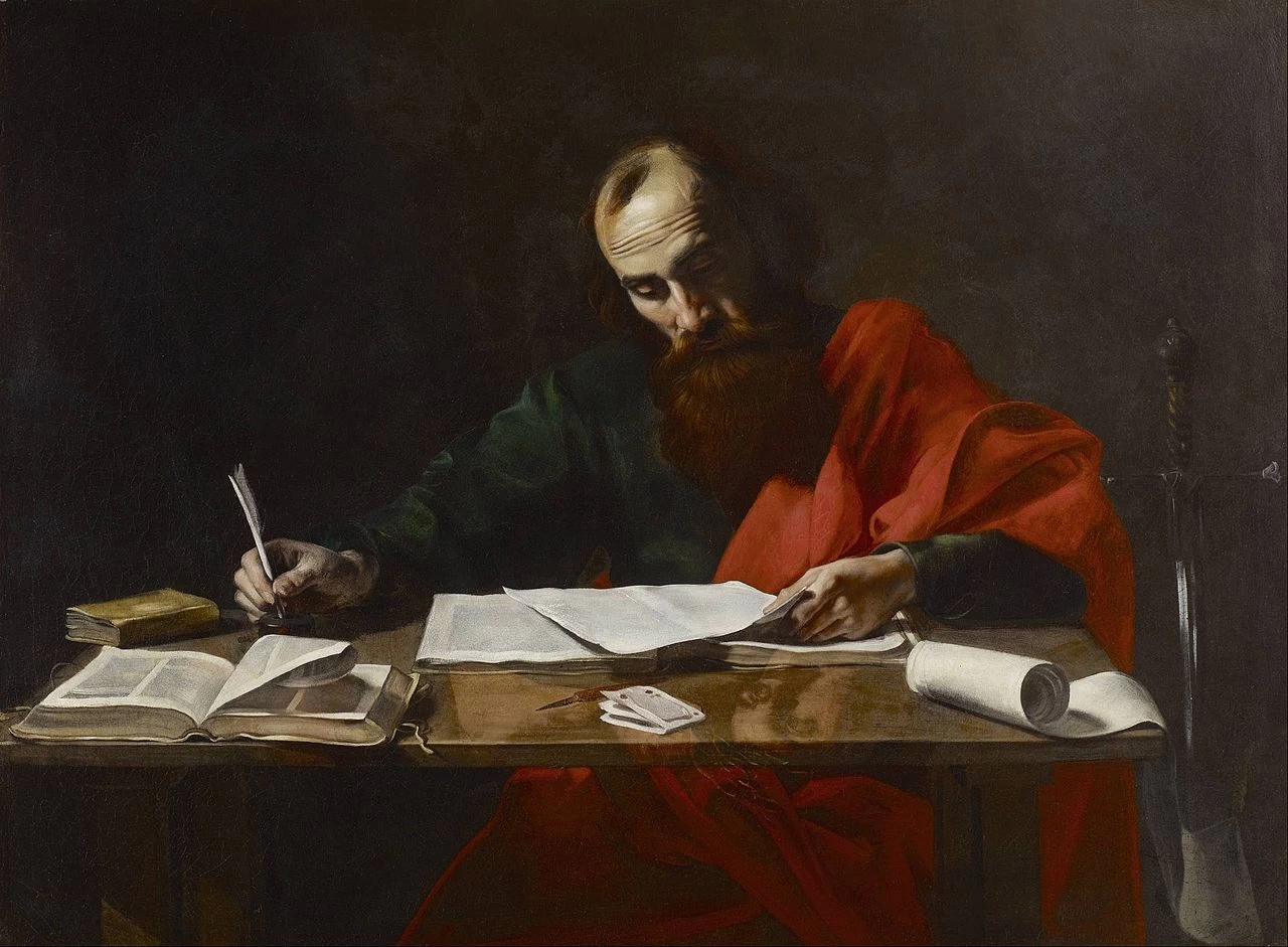 San Paolo scrive le sue epistole - Museum of Fine Arts, Houston, attribuito